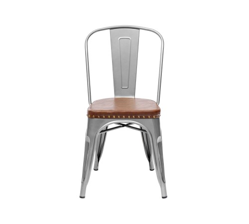 УТ000001290 Стул TOLIX SOFT LF818C Grey 7083+PU7002 [Серебристый]