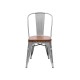 УТ000001290 Стул TOLIX SOFT LF818C Grey 7083+PU7002 [Серебристый]