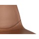 УТ000000649 Стул Саксон, кожзам, коричневый SAXON PU BROWN [Коричневый кожзам]