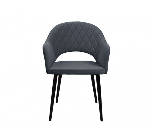 Стул София / Николас, темно-серый/черный