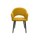 Стул София / Николас, желтый/черный
