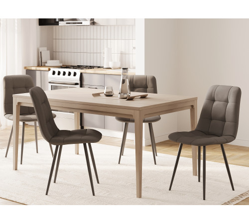 Стул Фред / Кристофер, графит/черный