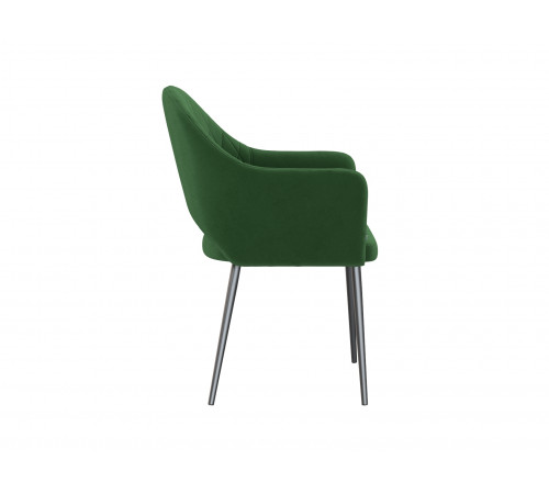 Комплект стульев 2 шт. София / Николас, светло-серый микровелюр/белый