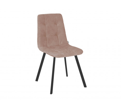 Комплект стульев 2 шт Фред / Кристофер, темно-желтый микровелюр/черный