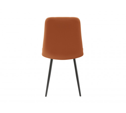 Стул Фред / Кристофер, оранжевый/черный