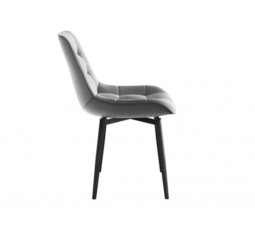 Стул Бостон / Кайл, серый/черные ножки