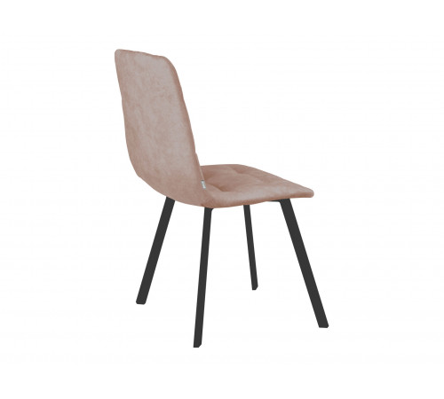 Комплект стульев 2 шт Фред / Кристофер, темно-желтый микровелюр/черный