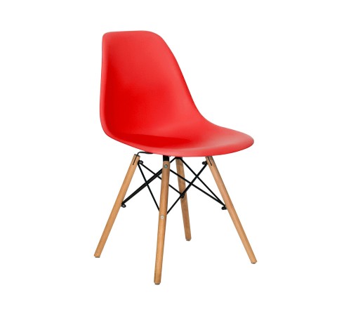 УТ000000272 Стул EAMES, бежево-серый, дер. ножки (8056PP DARK GREY) [бежево-серый]