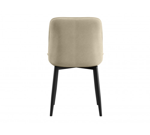 Комплект стульев 3 шт Бостон / Кайл, бежевый микровелюр/черный