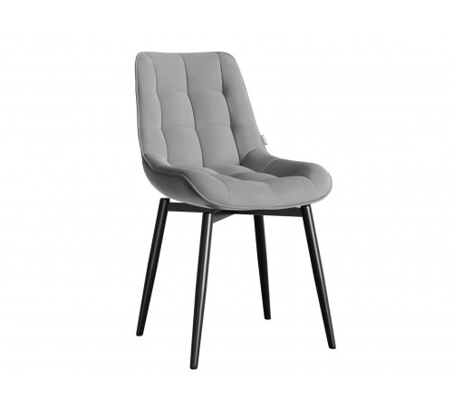 Стул Бостон / Кайл, серый/черные ножки