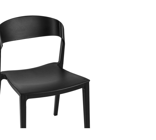 УТ000005554 Стул Moris, пластик черный УТ000005554 Стул Moris, пластик черный