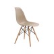 УТ000000272 Стул EAMES, бежево-серый, дер. ножки (8056PP DARK GREY) [бежево-серый]