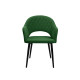 Стул София / Николас, темно-зеленый/черный