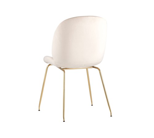 УТ000001745 Турин 8329 VELVET BEIGE [бархат бежевый, золотые ножки]