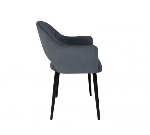 Стул София / Николас, темно-серый/черный