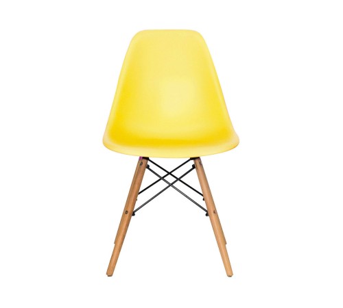 УТ000000272 Стул EAMES, бежево-серый, дер. ножки (8056PP DARK GREY) [бежево-серый]