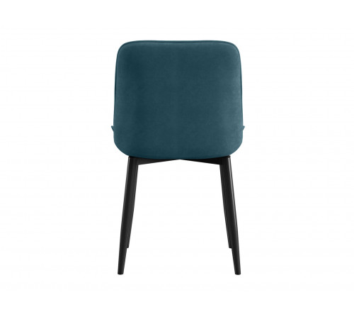 Комплект стульев 2 шт Бостон / Кайл, серый микровелюр/черные ножки