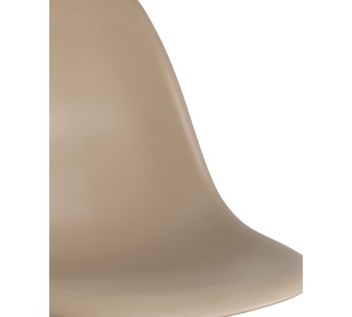 УТ000000272 Стул EAMES, бежево-серый, дер. ножки (8056PP DARK GREY) [бежево-серый]
