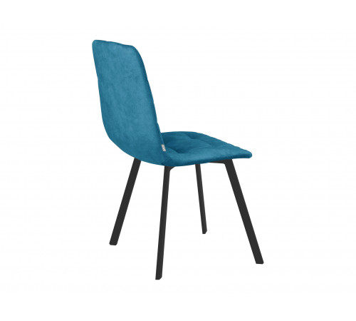 Комплект стульев 2 шт Фред / Кристофер, темно-желтый микровелюр/черный