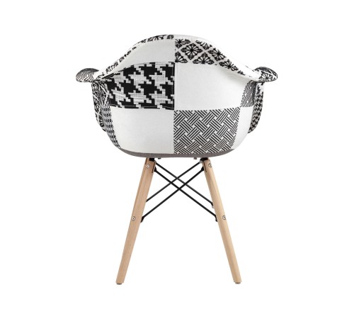 УТ000002350 Кресло EAMES пэчворк, черно-белое УТ000002350 Кресло EAMES пэчворк, черно-белое