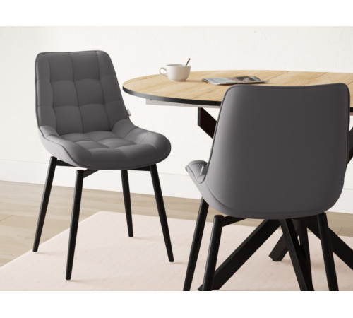 Стул Бостон / Кайл, графит/черный