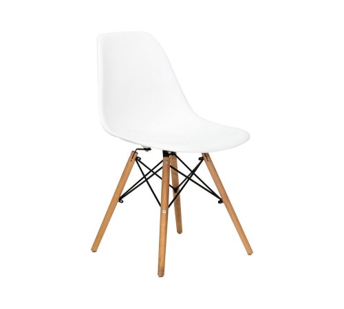 УТ000000272 Стул EAMES, бежево-серый, дер. ножки (8056PP DARK GREY) [бежево-серый]