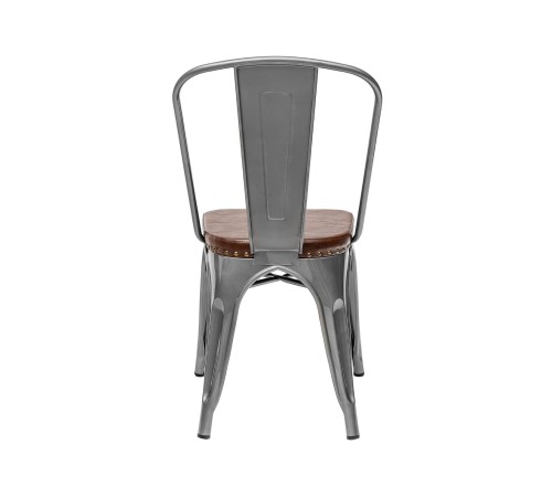 УТ000001290 Стул TOLIX SOFT LF818C Grey 7083+PU7002 [Серебристый]
