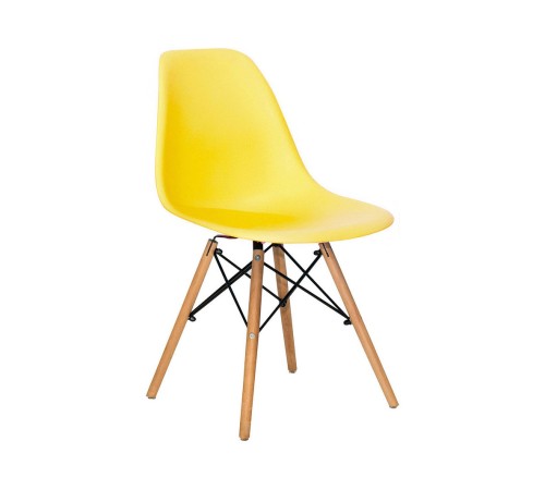УТ000000272 Стул EAMES, бежево-серый, дер. ножки (8056PP DARK GREY) [бежево-серый]