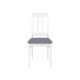 Комплект стульев 2 шт Лейс, белый античный/холодный серый