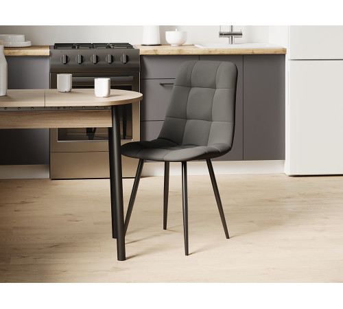 Стул Фред / Кристофер, графит/черный
