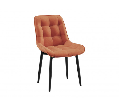 Комплект стульев 2 шт Бостон / Кайл, серый микровелюр/черные ножки