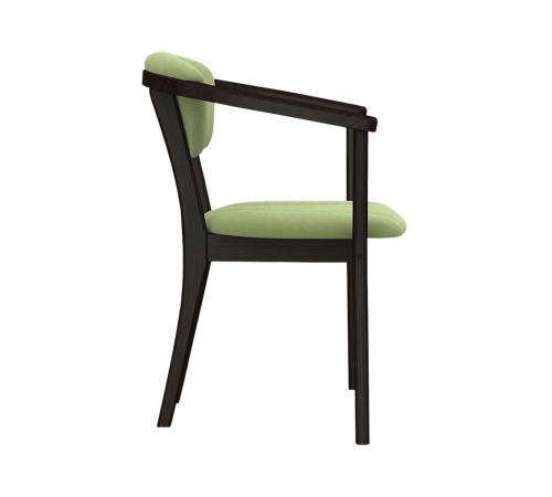 Кухонный стул Харви, венге/зеленый