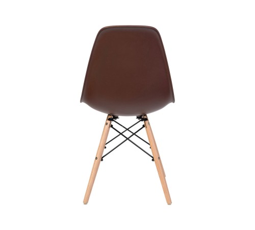 УТ000000272 Стул EAMES, бежево-серый, дер. ножки (8056PP DARK GREY) [бежево-серый]