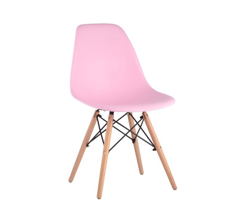 УТ000000272 Стул EAMES, бежево-серый, дер. ножки (8056PP DARK GREY) [бежево-серый]