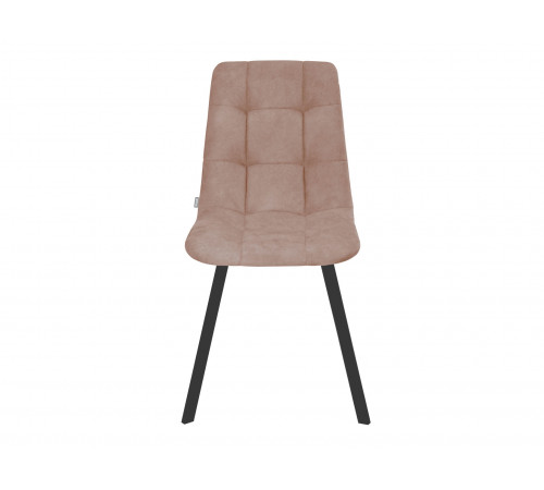 Комплект стульев 2 шт Фред / Кристофер, темно-желтый микровелюр/черный