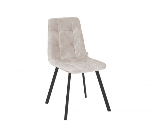 Комплект стульев 2 шт Фред / Кристофер, темно-желтый микровелюр/черный