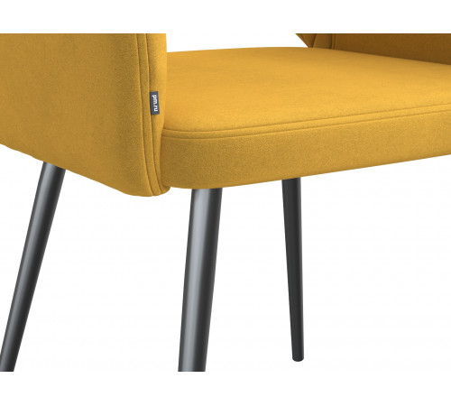 Комплект стульев 2 шт. София / Николас, светло-серый микровелюр/белый