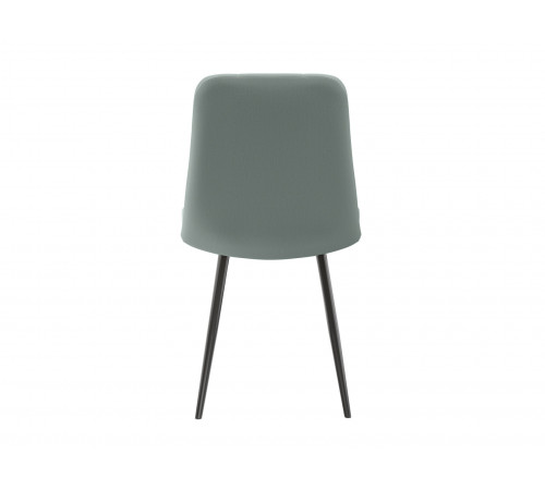 Комплект стульев 3 шт Фред / Кристофер, серо-зеленый микровелюр/черный