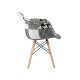 УТ000002350 Кресло EAMES пэчворк, черно-белое
