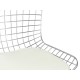 УТ000004219 Стул обеденный Bertoia, хромированный, с белой подушкой