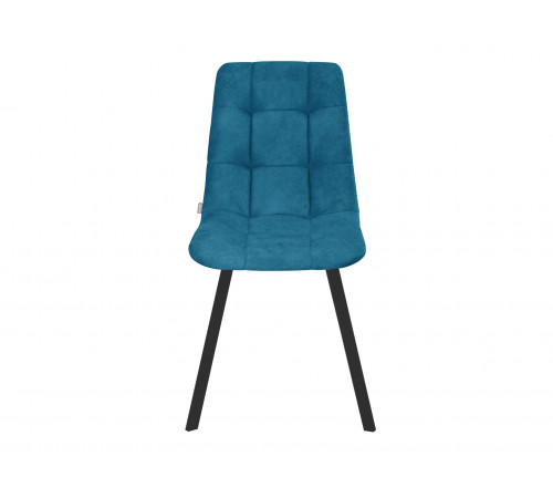 Комплект стульев 2 шт Фред / Кристофер, темно-желтый микровелюр/черный