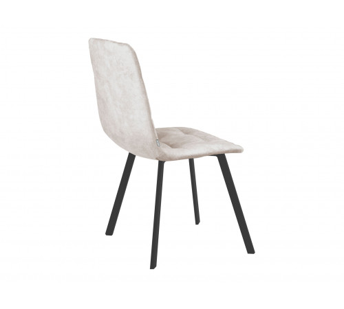 Комплект стульев 2 шт Фред / Кристофер, темно-желтый микровелюр/черный