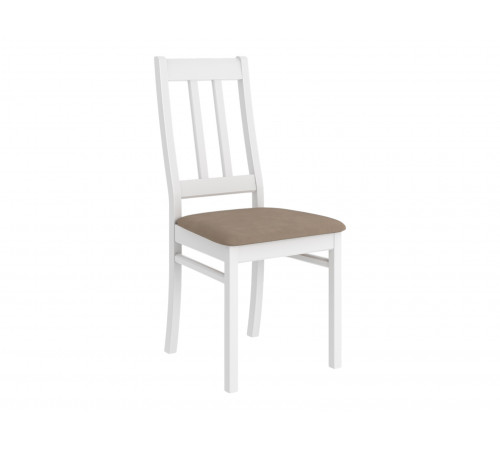 Комплект стульев 2 шт Лейс, белый античный/серо-бежевый