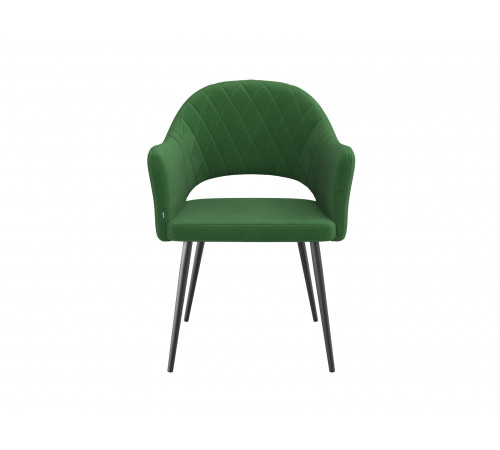 Комплект стульев 2 шт. София / Николас, светло-серый микровелюр/белый