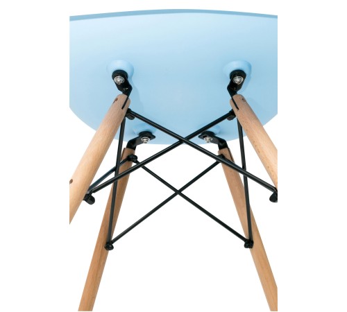 УТ000000272 Стул EAMES, бежево-серый, дер. ножки (8056PP DARK GREY) [бежево-серый]
