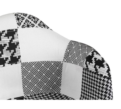 УТ000002350 Кресло EAMES пэчворк, черно-белое УТ000002350 Кресло EAMES пэчворк, черно-белое
