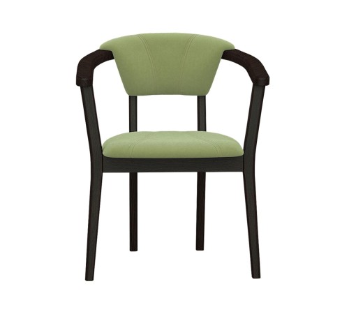 Кухонный стул Харви, венге/зеленый