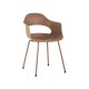 УТ000005552 Стул Lady, пластик коричневый