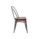 УТ000001290 Стул TOLIX SOFT LF818C Grey 7083+PU7002 [Серебристый]