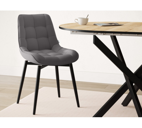 Стул Бостон / Кайл, графит/черный